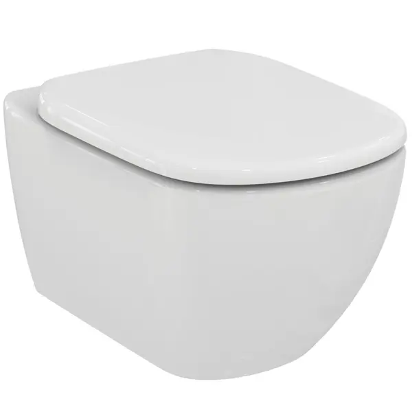 Vas wc suspendat Ideal Standard Tesi alb lucios cu capac soft close inclus