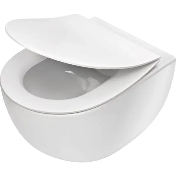 Vas wc suspendat rimless culoare alb lucios Deante Peonia