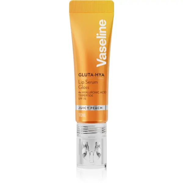 Vaseline Gluta-Hya Lip Serum Balsam de buze hidratant SPF 15 culoare Juicy Peach 10 ml