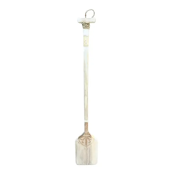 Vasla decorativa de perete Boon Alb 20x3x120 cm