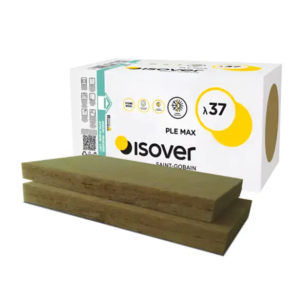 Vata minerala bazaltica Isover PLE MAX 50 mm 7.2 mp