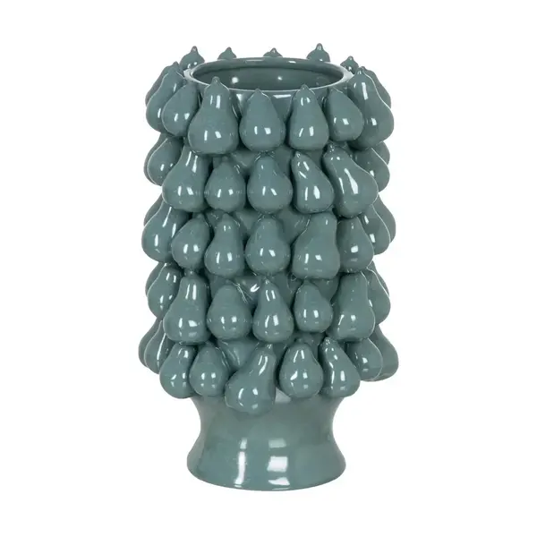 Vaza ARINA PEARS BLUE H40 CM - Albastru