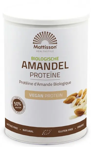 Vegan Almond Protein, 350 g, Mattisson Healthstyle