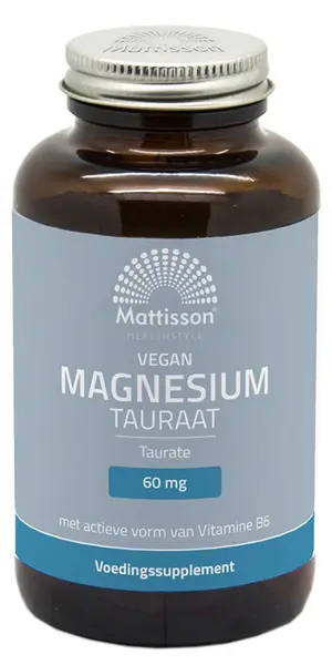 Vegan Magnesium Taurate, 120 capsule, Mattisson Healthstyle