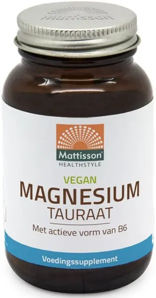 Vegan Magnesium Taurate, 60 capsule, Mattisson Healthstyle