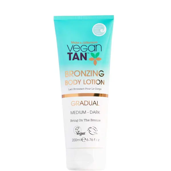 VeganTan Bronzing Body Lotion Gradual 200ml - Medium Dark