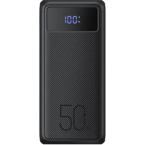 VEGER Baterie portabila Veger W5001, Micro-USB, 3 x USB 2.0, USB-C, Lightning, 50000 mAh, 12 V, 3 A, 22.5 W, Negru