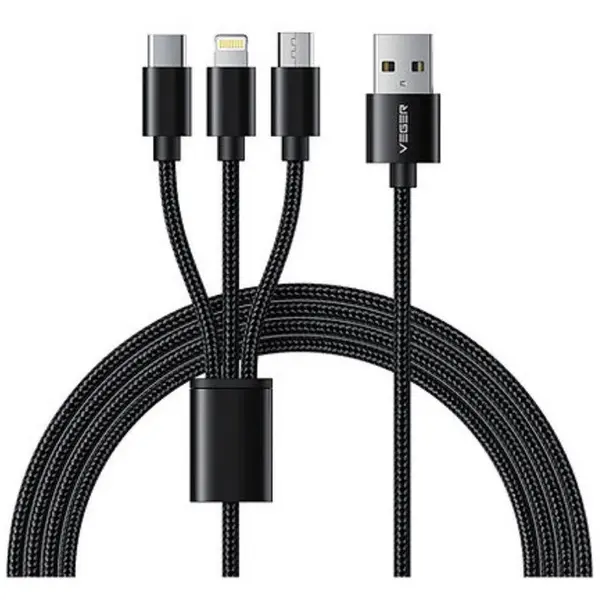 VEGER Cablu USB 3IN1 1.5M / V303 Veger