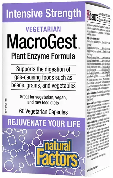 Vegetarian MacroGest, 60 capsule, Natural Factors