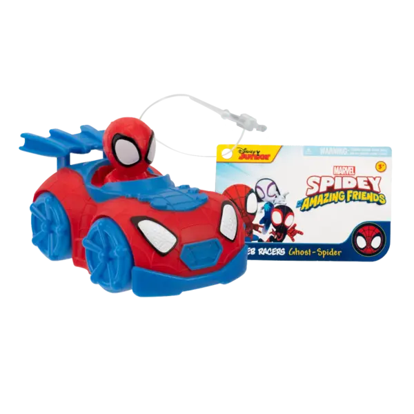 Vehicul cu figurina, Spidey Amazing Friends, Web Racers