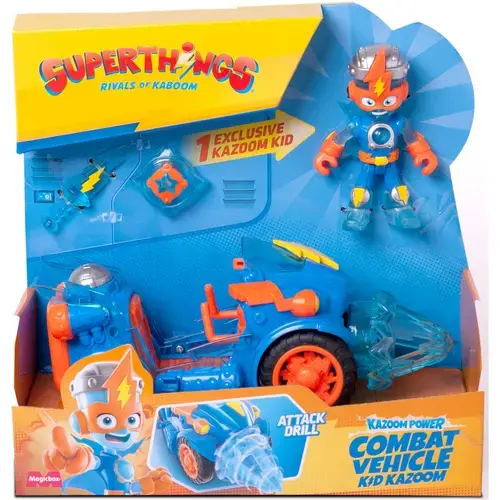 Vehicul de lupta SuperThings - Kazoom, cu figurina