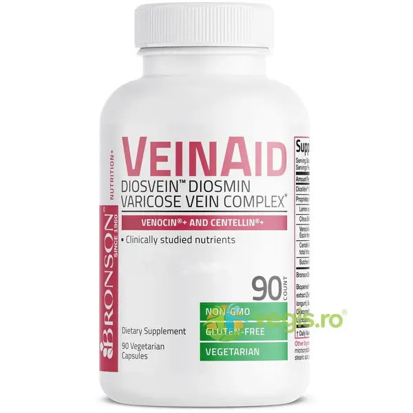 VeinAid Diosmina Varicoza Circulatia Venelor 90cps