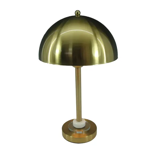 Veioza Lustrous metal, auriu, 25x25x42 cm