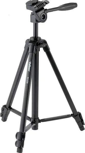 Velbon EX-230II Trepied Foto cu Suport Smartphone, Aluminiu, Inaltime 123 cm, Cap 3-Way, Placuta Quick Release