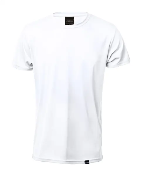 Velocity tricou sport, material reciclat RPET - alb