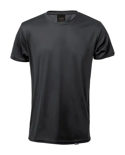 Velocity tricou sport, material reciclat RPET - negru