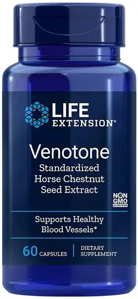 Venotone Standardized Horse Chestnut Seed Extract, 60 capsule, Life Extension