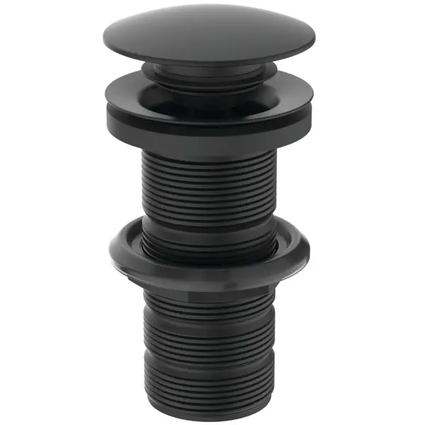 Ventil chiuveta baie click-clack negru mat fara preaplin Ideal Standard Multisuite