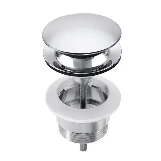 Ventil lavoar/bideu Roca A505401000, universal, push to open, Crom