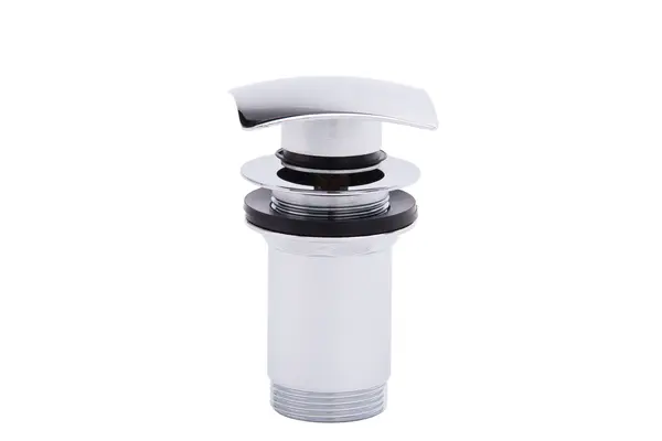 Ventil lavoar click-clack cu dop patrat, cu preaplin G1 1 4 alama, crom