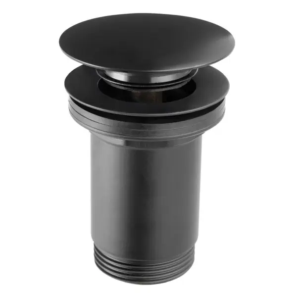 Ventil lavoar click-clack FDesign Kleome fara preaplin, negru mat