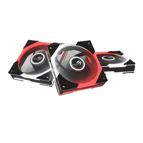 Ventilatoare ASUS ROG EURUX GR120 ARGB Reverse Triple Pack, FDB, 2200 RPM, 70 CFM, 3.0 mmH2O (Negru)