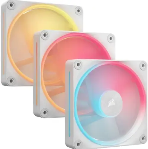 Ventilatoare CORSAIR iCUE LINK LX120-R 3x120mm RGB (Alb)