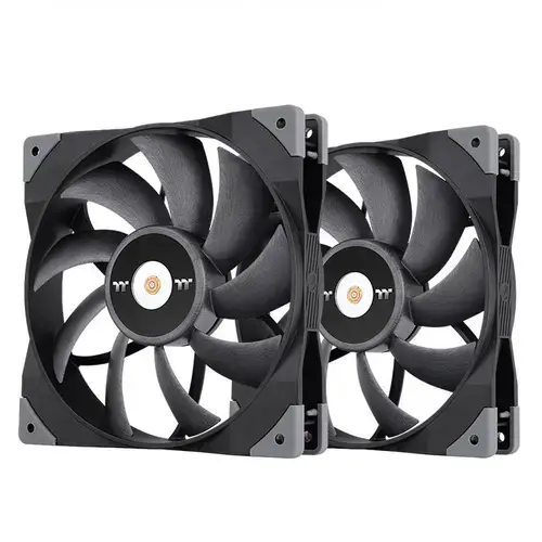 Ventilatoare Thermaltake ToughFan, 500 - 2000 RPM, 2 buc (Negru)
