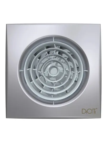 ventilator baie aura 5c silent gray metal, clapeta antiretur, motor long life 40000h, debit 180mc/h, o125mm, gray metal
