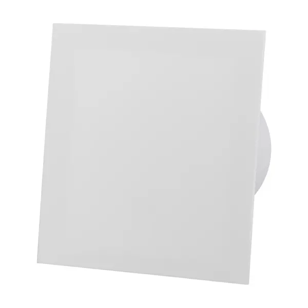 ventilator baie drim o100 s, super silent, debit 93 m3/h, panou plexi schimbabil, clapeta antiretur, garantie 2 ani, alb matt