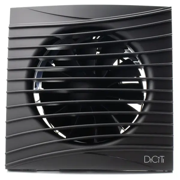 - Ventilator baie SILENT 5C Matt Black, Super Silent, Clapeta antiretur, Motor Long Life 40000h, Debit 180mc/h, Ø125mm , Matt Black