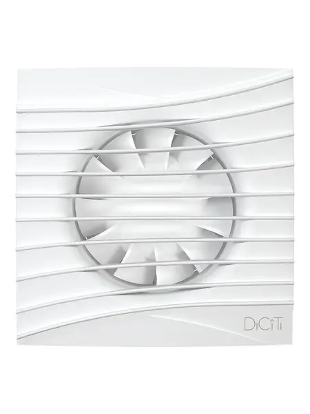 - Ventilator baie SILENT 5C Matt White, Super Silent, Clapeta antiretur, Motor Long Life 40000h, Debit 180mc/h, Ø125mm, Matt White