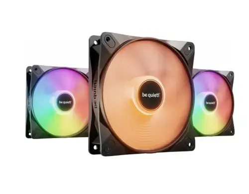 Ventilator Be quiet! Light Wings LX PWM, ARGB LED, 120mm, 3 bucati (Negru)