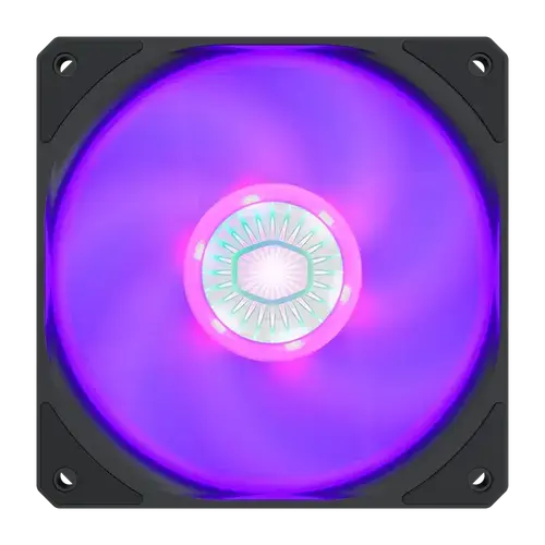 Ventilator CoolerMaster SickleFlow Edge, 120mm, RGB, 650-1800 RPM, 62 CFM (Negru)