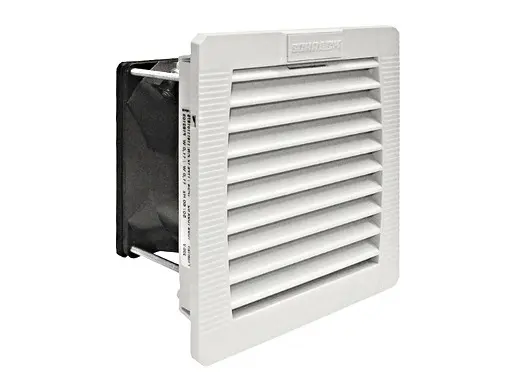 Ventilator cu filtru, 230V AC, 61mc/h, 145x 145x 70mm, gri deschis, IP54, Schrack IUKNF2523A