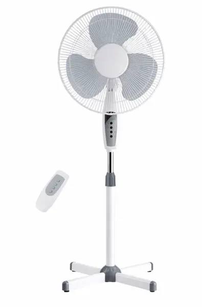 Ventilator cu Picior 16 inch FS 1608RC cu telecomanda oscilant 3 Trepte de Viteza Reglabil pe inaltime