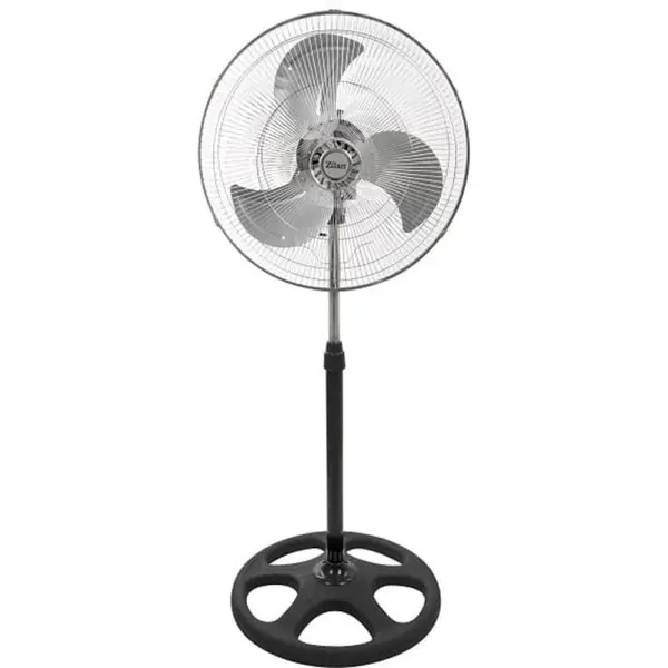 Ventilator cu Picior, 3 Viteze, Diametru 45 cm, Inaltime Reglabila Maxim 130 cm, Putere 55 W, Zilan
