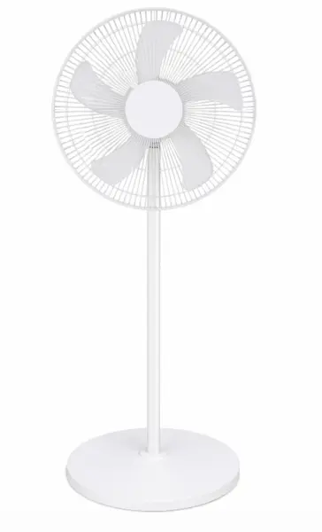 Ventilator cu picior alb oscilant 3 trepte de viteza reglabil pe inaltime silentios FS 4508