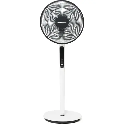 Ventilator cu picior Heinner HMSF-9BK, 19 W, Smart Fan, Functie memorare, 9 Viteze, 3 Moduri ventilare, Temporizator, Telecomanda, Negru