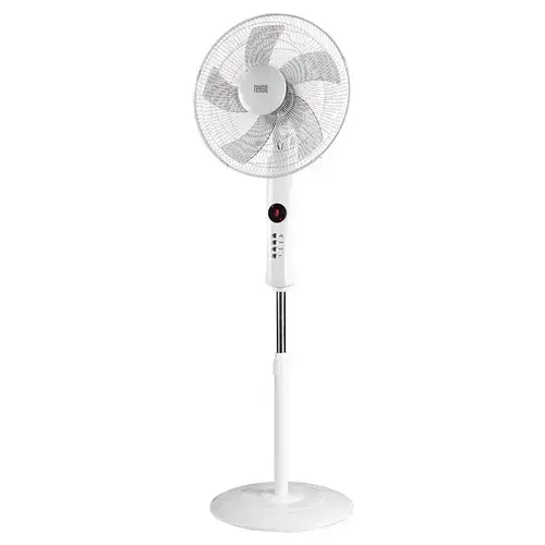 Ventilator cu picior Teesa TSA8024, 3 viteze, 50W, 130cm, telecomanda (Alb)