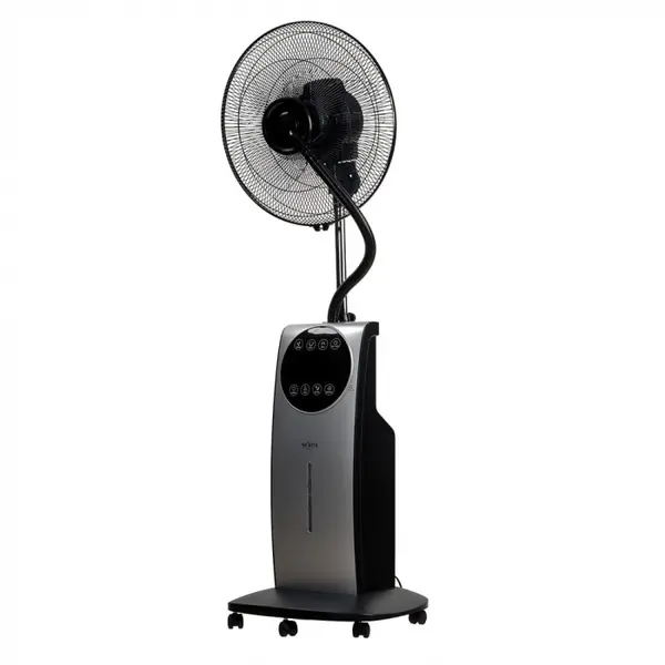 Ventilator cu pulverizare apa si umidificare Bohm 16 , 75W, 3 viteze, Functie de oscilatie 75 , Protectie Anti-Tantari Aromatizare