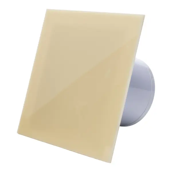 ventilator de baie ecovent decora, o125, super silent, panou plexiglas schimbabil, clapeta antiretur, debit 140 m3/h, garanti