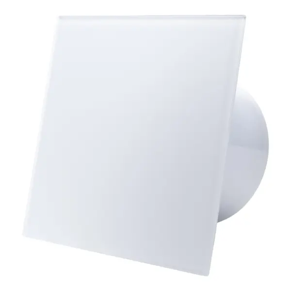 ventilator de baie ecovent decora smart, o125, super silent, senzor umiditate, timer, panou sticla, clapeta antiretur, debit