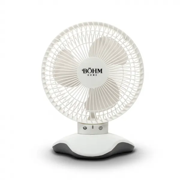 Ventilator de birou Bohm 6 , 5W, 3 viteze, incarcare USB, Unghi de inclinare 60