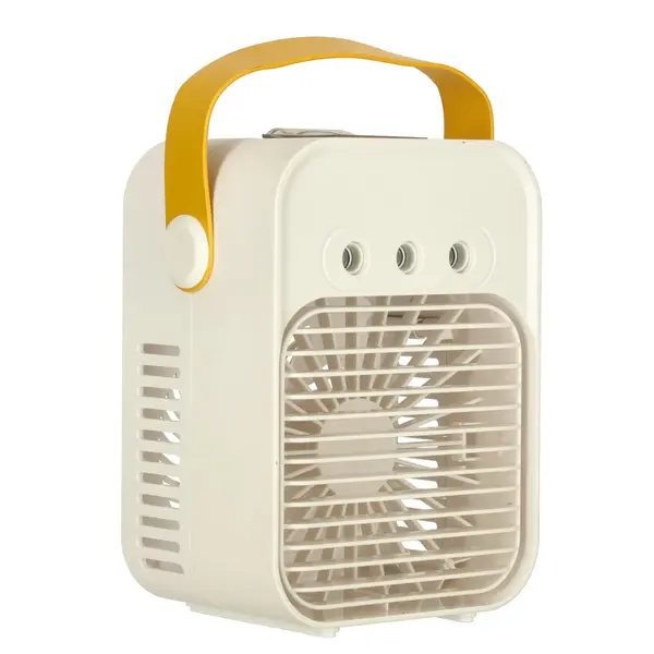 Ventilator de birou cu umidificator si aer conditionat usb alb