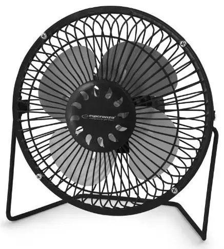 Ventilator de birou Esperanza EA149K, USB, 2.5W (Negru)
