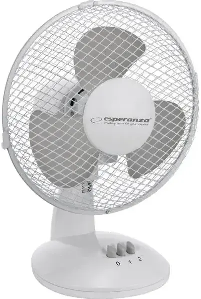 Ventilator de birou Esperanza EHF004WE, 30W (Alb)