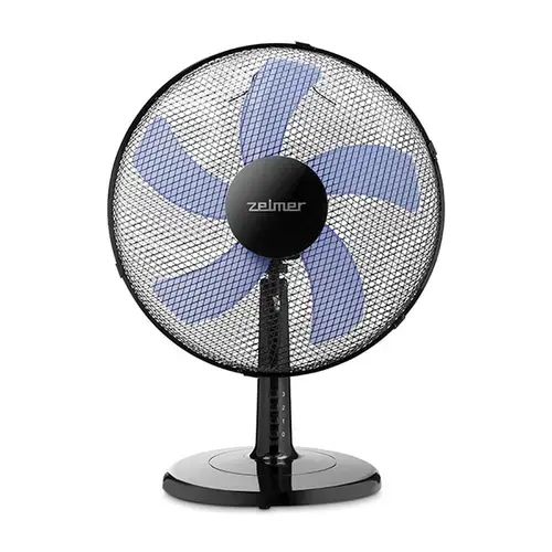 Ventilator de birou Zelmer ZTF0400, 50 W, 40 cm diametru, 3 trepte viteza (Negru)