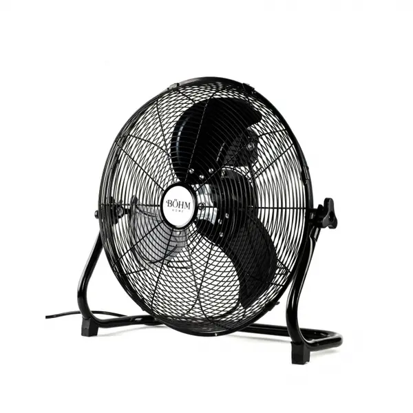 Ventilator de podea Bohm 16 , 90W, 3 viteze, Unghi de inclinare reglabil, Negru