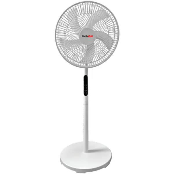 Ventilator de podea Vision Touch VFANP01A, 60 W, 3 viteze, Alb